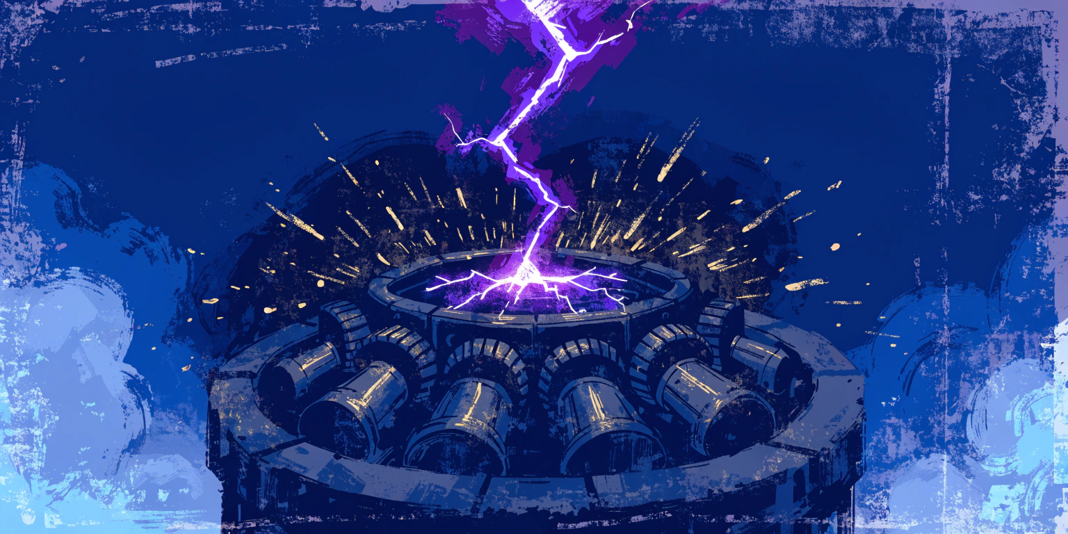 engine-of-visibility-fuel-source-scalable-growth A ronin fueling a golden engine on a dark ship with the vessel gaining speed - representing visibility as fuel for scalable growth